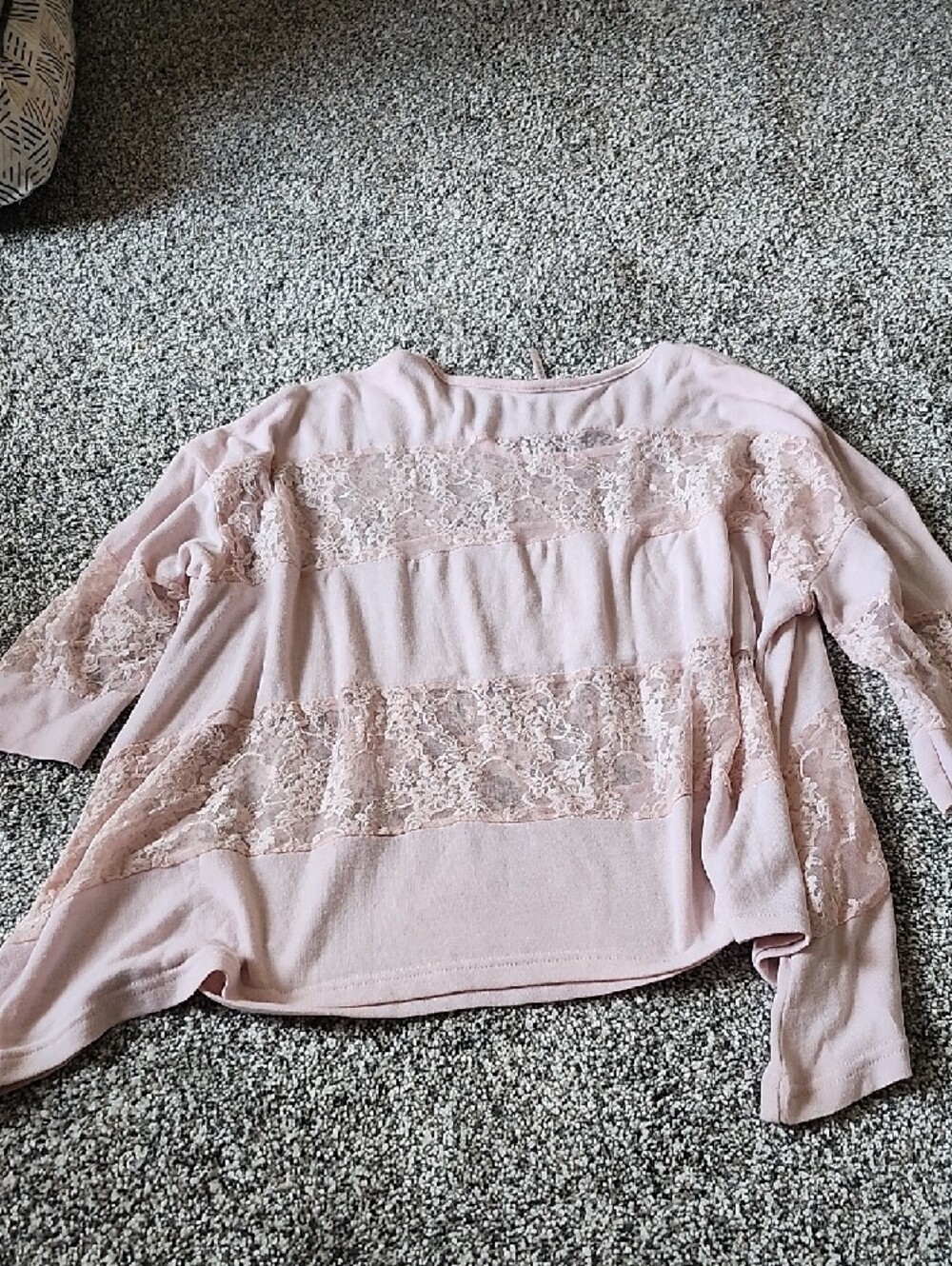 Poof! Pale Pink Knit Scoop Neck Top - Picture 9 of 9